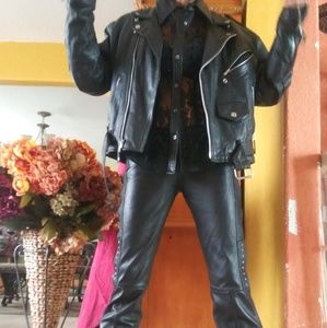 Woman learher jacket